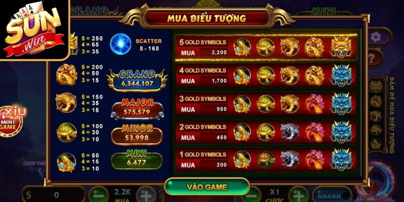 Tổng quan về game Kho báu thần long Sunwin
