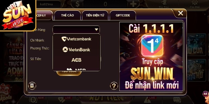 Quy trình nạp tiền an toàn

