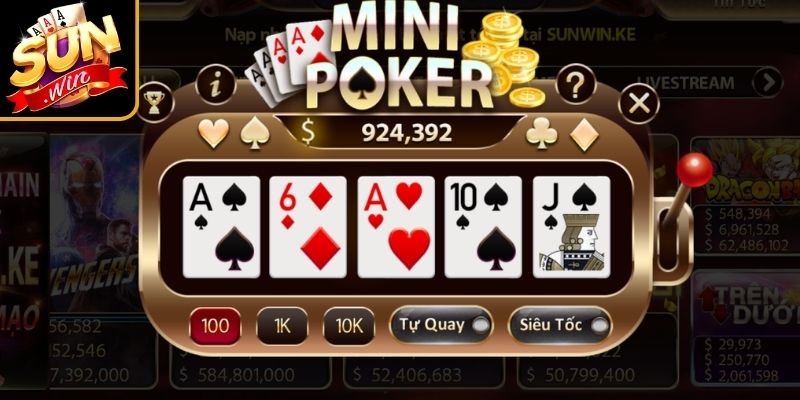 Tỷ Lệ Thắng Mini Poker Sunwin - Cách Tối Ưu Hiệu Quả 1 Tìm hiểu bản chất của tỷ lệ thắng Mini Poker Sunwin
